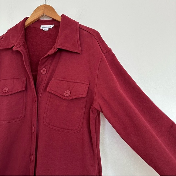 Good American Sueded Fleece Shacket Shirt Jacket Size XS / Small 00 - 0 - Picture 6 of 16